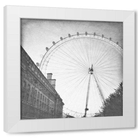 London Sights II White Modern Wood Framed Art Print by Navas, Emily