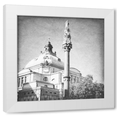 London Sights IV White Modern Wood Framed Art Print by Navas, Emily