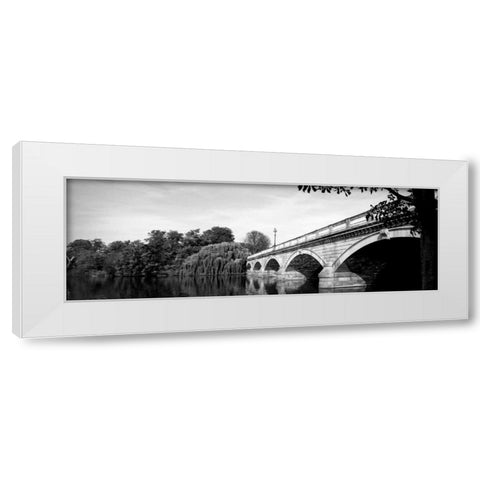 Hyde Park White Modern Wood Framed Art Print by Navas, Emily