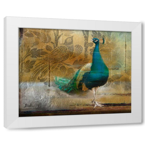 Feathered Dreams II White Modern Wood Framed Art Print by Pinto, Patricia