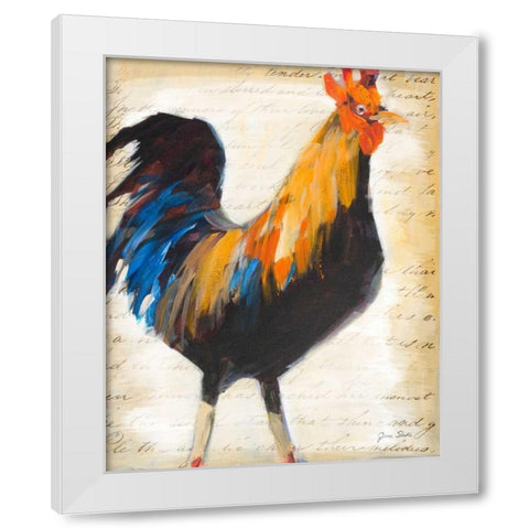 Morning Glory I White Modern Wood Framed Art Print by Slivka, Jane