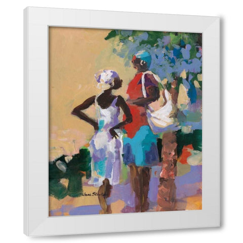 Saturday Morning I White Modern Wood Framed Art Print by Slivka, Jane