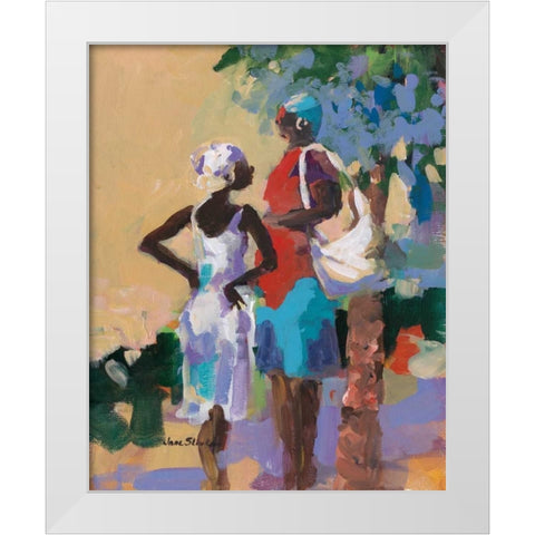 Saturday Morning I White Modern Wood Framed Art Print by Slivka, Jane