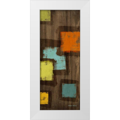 Juna II White Modern Wood Framed Art Print by Marcon, Michael