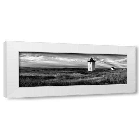 Long Point White Modern Wood Framed Art Print by Lake, Shelley