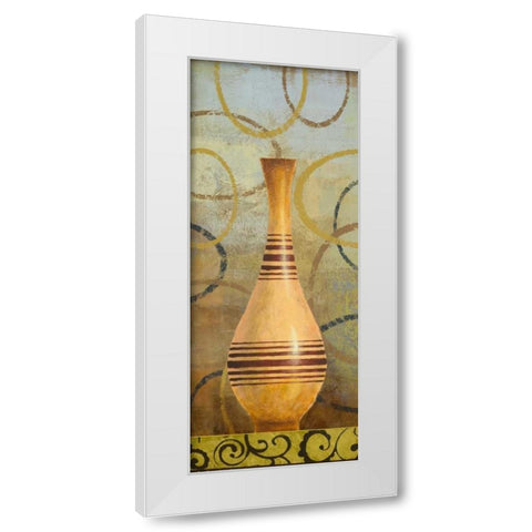 Symphony I White Modern Wood Framed Art Print by Marcon, Michael