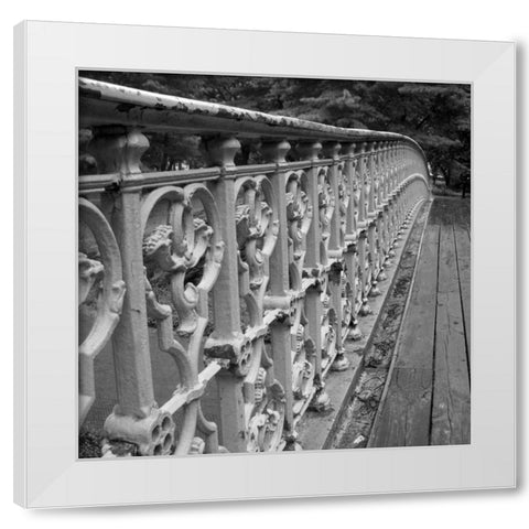 Walk Across I White Modern Wood Framed Art Print by Rodriguez, Jairo