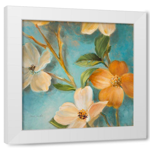 Bella Fiori I White Modern Wood Framed Art Print by Loreth, Lanie