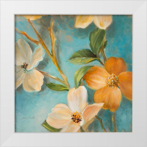 Bella Fiori I White Modern Wood Framed Art Print by Loreth, Lanie