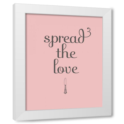 Spread White Modern Wood Framed Art Print by Studio, Sd Graphics