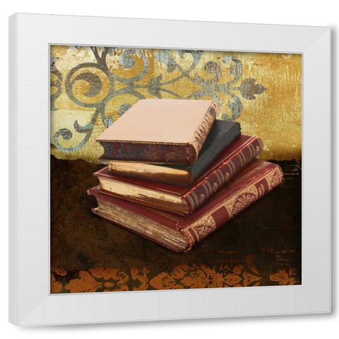 Study II White Modern Wood Framed Art Print by Marcon, Michael