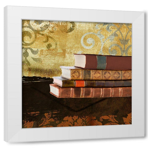 Study III White Modern Wood Framed Art Print by Marcon, Michael