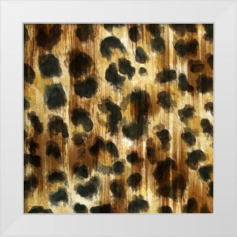 Nairobi Square I White Modern Wood Framed Art Print by Biscardi, Nicholas