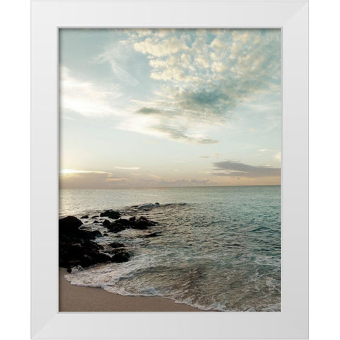 Cool Bimini Afternoon White Modern Wood Framed Art Print by Bryant, Susan