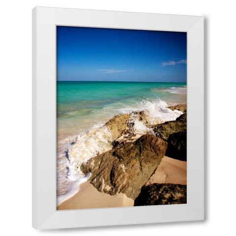 Rising Tide I White Modern Wood Framed Art Print by Bryant, Susan