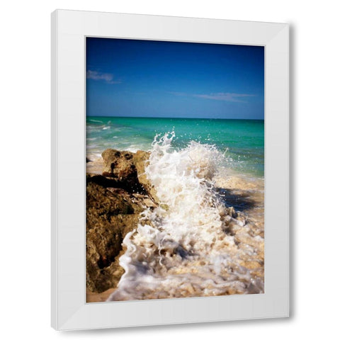 Rising Tide II White Modern Wood Framed Art Print by Bryant, Susan