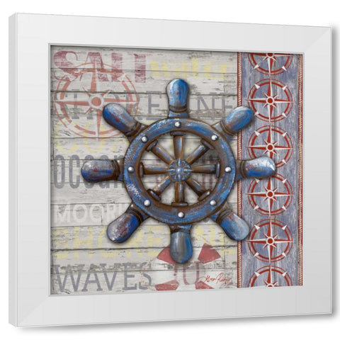 A Sailors Life II White Modern Wood Framed Art Print by Ritter, Gina