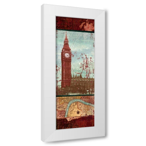 Weathered Landmark II White Modern Wood Framed Art Print by Medley, Elizabeth