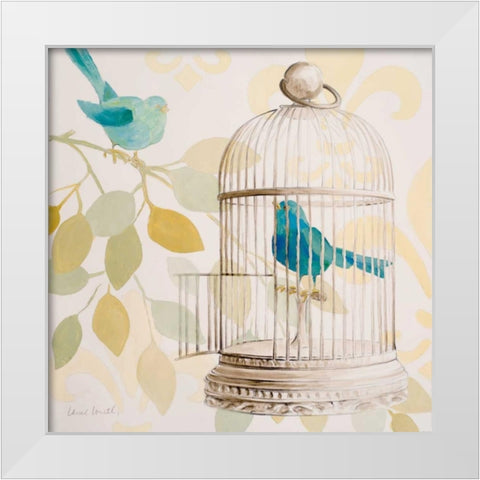 Good Friends II White Modern Wood Framed Art Print by Loreth, Lanie