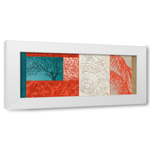 Nautical Finds II White Modern Wood Framed Art Print by Medley, Elizabeth