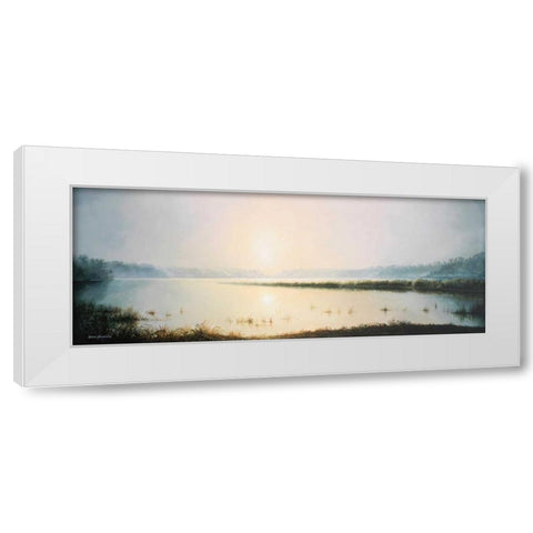 Early to Rise White Modern Wood Framed Art Print by Nawrocke, Bruce