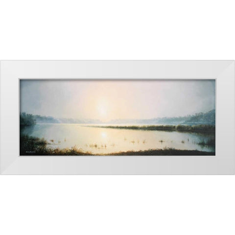 Early to Rise White Modern Wood Framed Art Print by Nawrocke, Bruce