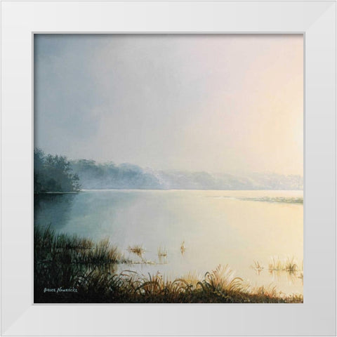 Early to Rise I White Modern Wood Framed Art Print by Nawrocke, Bruce