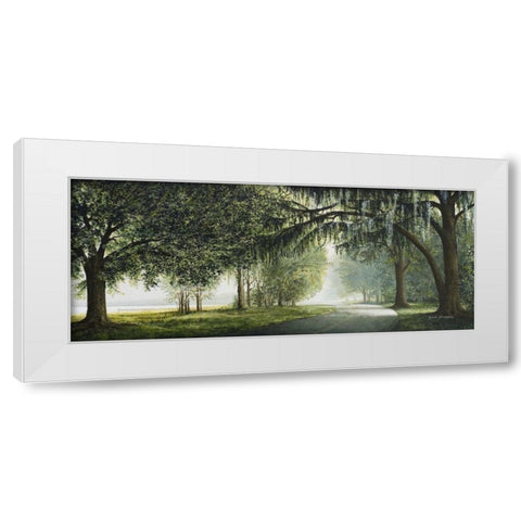 Lake Shore Drive White Modern Wood Framed Art Print by Nawrocke, Bruce