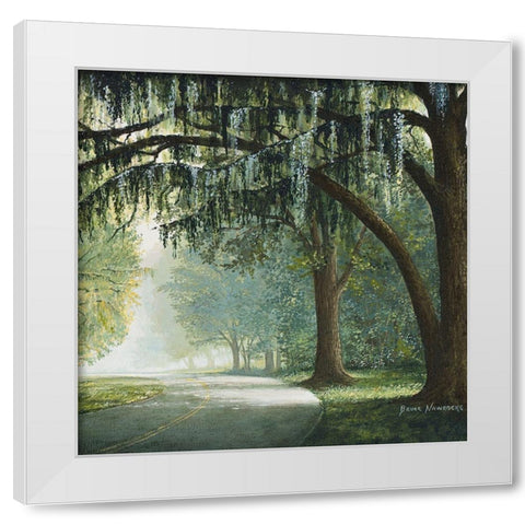 Lake Shore Drive I White Modern Wood Framed Art Print by Nawrocke, Bruce