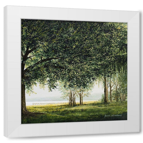 Lake Shore Drive II White Modern Wood Framed Art Print by Nawrocke, Bruce