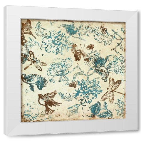 Natures Soiree I White Modern Wood Framed Art Print by Ritter, Gina