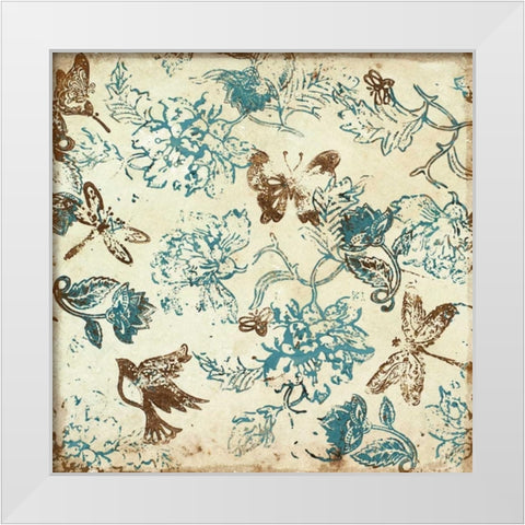 Natures Soiree I White Modern Wood Framed Art Print by Ritter, Gina