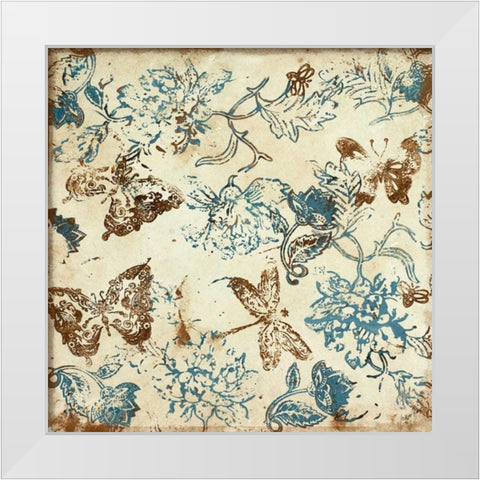 Natures Soiree II White Modern Wood Framed Art Print by Ritter, Gina