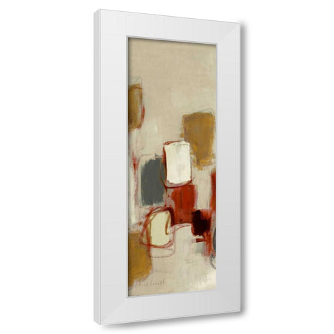 By the Bay Panel I White Modern Wood Framed Art Print by Loreth, Lanie