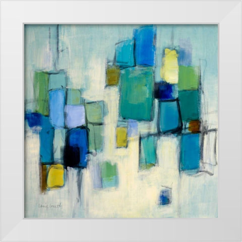 Bayside I White Modern Wood Framed Art Print by Loreth, Lanie