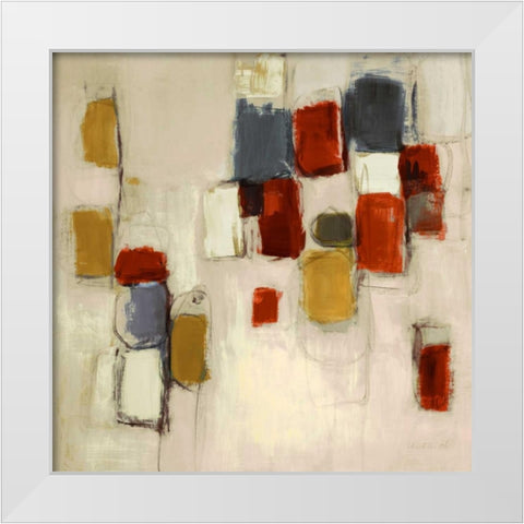 By the Bay II White Modern Wood Framed Art Print by Loreth, Lanie