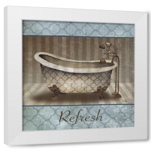 Refresh White Modern Wood Framed Art Print by Medley, Elizabeth