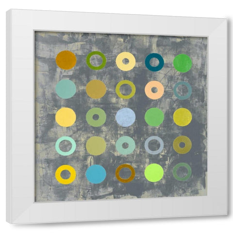 Cloudy Days I White Modern Wood Framed Art Print by Marcon, Michael