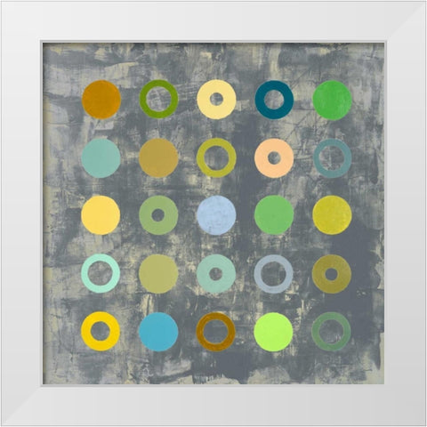Cloudy Days I White Modern Wood Framed Art Print by Marcon, Michael