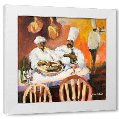 A Touch of Spice I White Modern Wood Framed Art Print by Slivka, Jane
