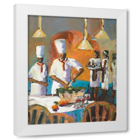 A Touch of Spice III White Modern Wood Framed Art Print by Slivka, Jane