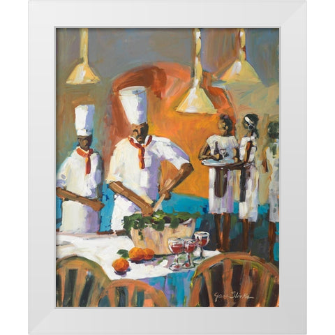 A Touch of Spice III White Modern Wood Framed Art Print by Slivka, Jane