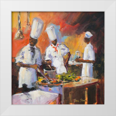 A Touch of Spice II White Modern Wood Framed Art Print by Slivka, Jane