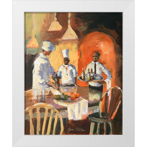 A Touch of Spice IV White Modern Wood Framed Art Print by Slivka, Jane