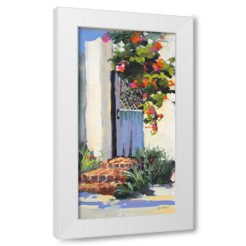 Hidden Vines I White Modern Wood Framed Art Print by Slivka, Jane