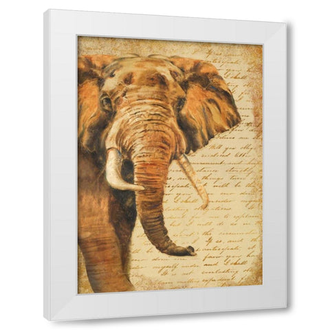 Madagascar Safari III White Modern Wood Framed Art Print by Pinto, Patricia
