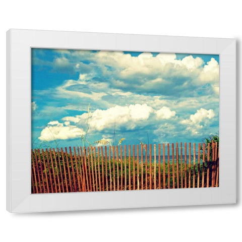 Delray Beach White Modern Wood Framed Art Print by Saghini, Lisa Hill