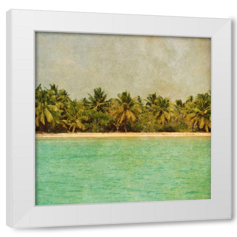 Dominican Republic I White Modern Wood Framed Art Print by Acosta