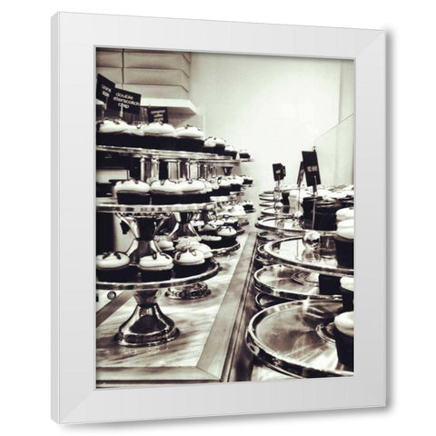 Sweet Tooth I White Modern Wood Framed Art Print by Acosta