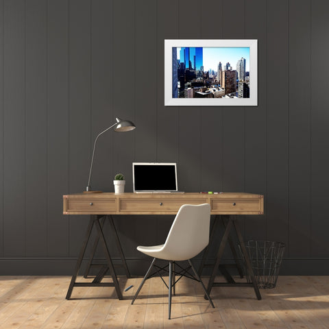 Skyline White Modern Wood Framed Art Print by Bryant, Susan